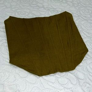 JLUXLABEL corset crop top.